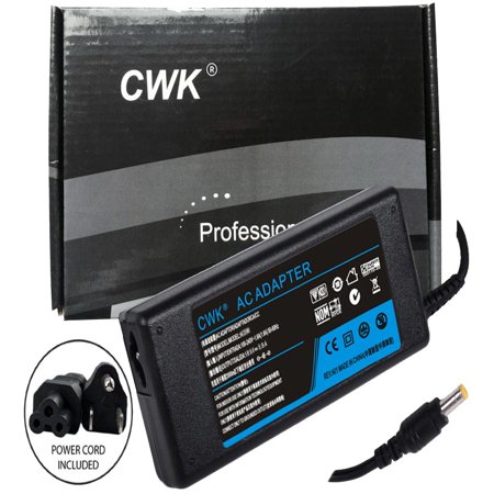 Compaq Evo N110 Part - CWK® AC Adapter Laptop Charger Power Supply Cord for Compaq Presario C727US C751NR C700 C762NR C764NR C769US C770US C700 C771US C776NR C777NR F500 Evo N400C N410C N600C N610 N610C