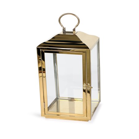 gold lantern gardens better homes pillar candle holder