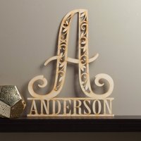 Family Name Personalized Wood Plaque