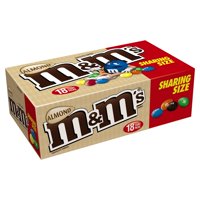 M&M's Almond Milk Chocolate Candy Sharing Size, 2.83 Oz., 18 Count