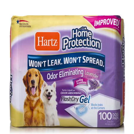 Hartz Home Protection Odor-Eliminating Dog Pads, 21 in x 21 (Best Indoor Dog Potty System)