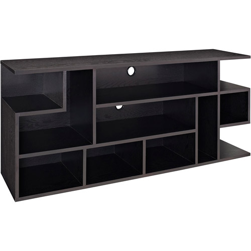 Mod Style Wood TV Stand for TVs up to 65'', Black