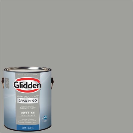 Glidden Pre Mixed Ready To Use Interior Paint And Primer Granite Glidden Pre Mixed Ready To Use Interior Paint And Primer Granite Grey 1 Gallon