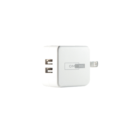 OMNIHIL 2-Port USB Charger for Sennheiser Bluetooth Headset for Universal