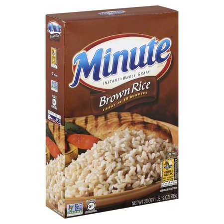 Minute Whole Grain Brown Rice, 28-Ounce Box - Walmart.com