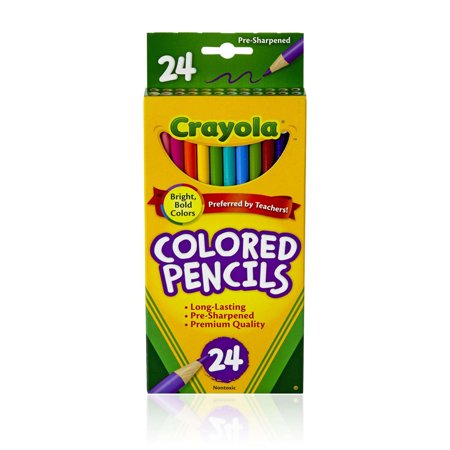 Crayola Classic Colored Pencils, School Supplies, 24