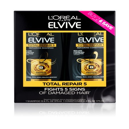 - L'Oreal Paris Total Repair 5 Shampoo and Conditioner Value Pack