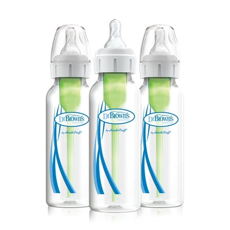 Dr. Brown's Options+ Baby Bottles, 8 ounce, 3 (Best Bottles For Nursing Babies)