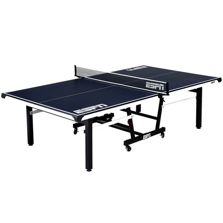 ESPN Official Size 2-Piece Table Tennis Table with Table Cover, Includes Premium Clamp Style Net and (5 Best Small Ping Pong Tables)