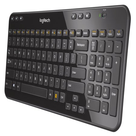 Logitech K360 Wireless Keyboard for Windows, Black - Walmart.com