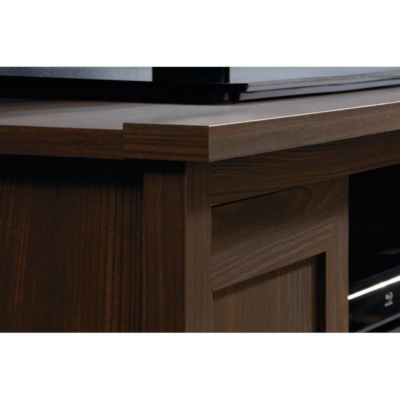 Sauder County Line TV Stand for TVs up to 47'', Rum Walnut