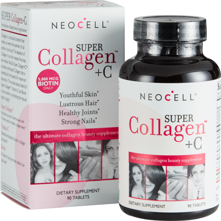 - NeoCell Super Collagen + C – 6,000mg Collagen Types 1 & 3 Plus Vitamin C - 90 Tablets