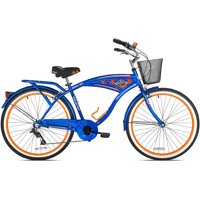 BCA 26" Men's, Margaritaville Multi-Speed Cruiser Bike, Blue