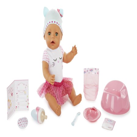 BABY born Interactive Doll- Green Eyes (Best Wishes For Baby Girl Born)