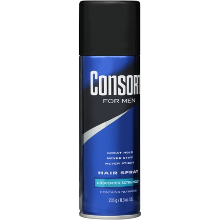 Consort for Men Unscented Extra Hold Hair Spray 8.3 oz. Aerosol