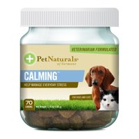 Pet Naturals of Vermont Calming for Dogs and Cats, Behavior Support Supplement, 70 Bite-Sized Chews