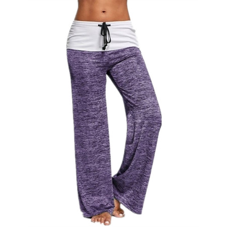 Wide Leg Pants for Women Elastic Waist Sport Yoga