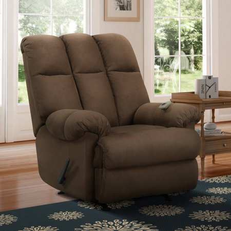 Dorel Living Padded Massage Rocker Recliner, Multiple Colors
