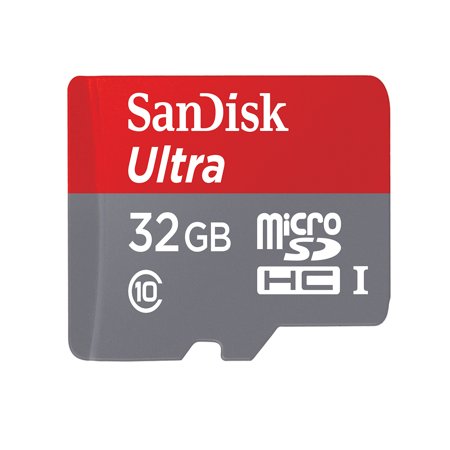 SanDisk Ultra 32GB UHS-I/Class 10 Micro SDHC Memory Card With Adapter- (Best Sd Card For Professional Photography)