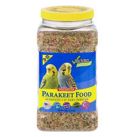 - 3-D Pet Products Premium Parakeet Food, 5.0 LB