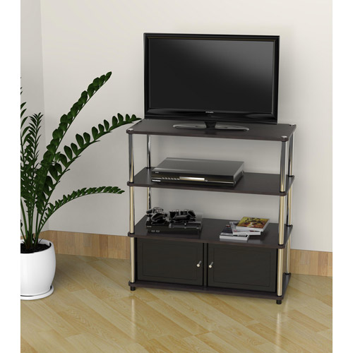 Designs 2 Go High Boy TV Stand in Black, for TVs up to 37'' by Convenience Concepts