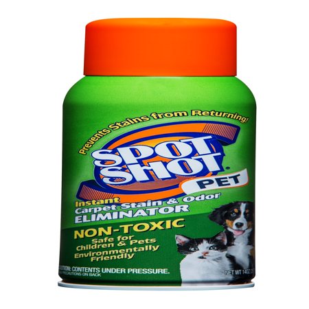 Spot Shot Pet Instant Carpet Stain & Odor Eliminator Spray, 14 (Best Thing To Remove Stains From Carpet)