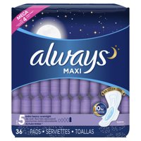 Overnight Maxi Pads Walmartcom
