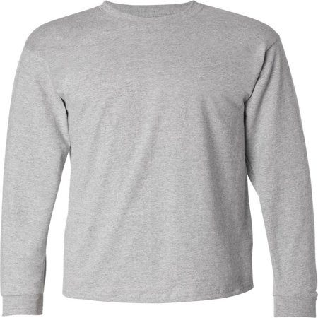 Solid Long Cotton - Mens Long Sleeve Shirt Crew Neck Solid Plain Cotton T Shirt