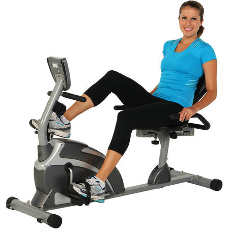 Exerpeutic 1000 High-Capacity Magnetic Recumbent Exercise Bike with