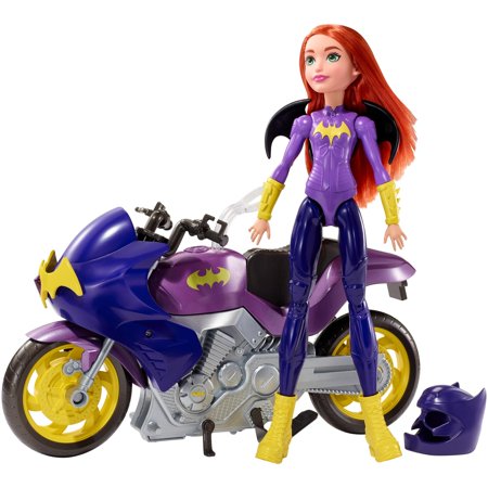 Doll Vehicle - DC Super Hero Girls Batgirl Doll and Batcycle Vehicle Set