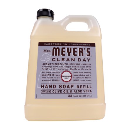 (2 pack) Mrs. Meyer's Clean Day Liquid Hand Soap Refill, Lavender, 33 (Best Smelling Liquid Hand Soap)