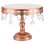 gold pedestal cake stands