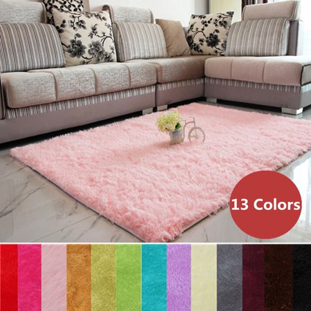 48''x32'' Modern Soft Fluffy Floor Rug Anti-skid Shag Shaggy Area Rug Bedroom Living Dining Room Carpet Yoga Mat Child Play (Best Rum For Hot Toddy)