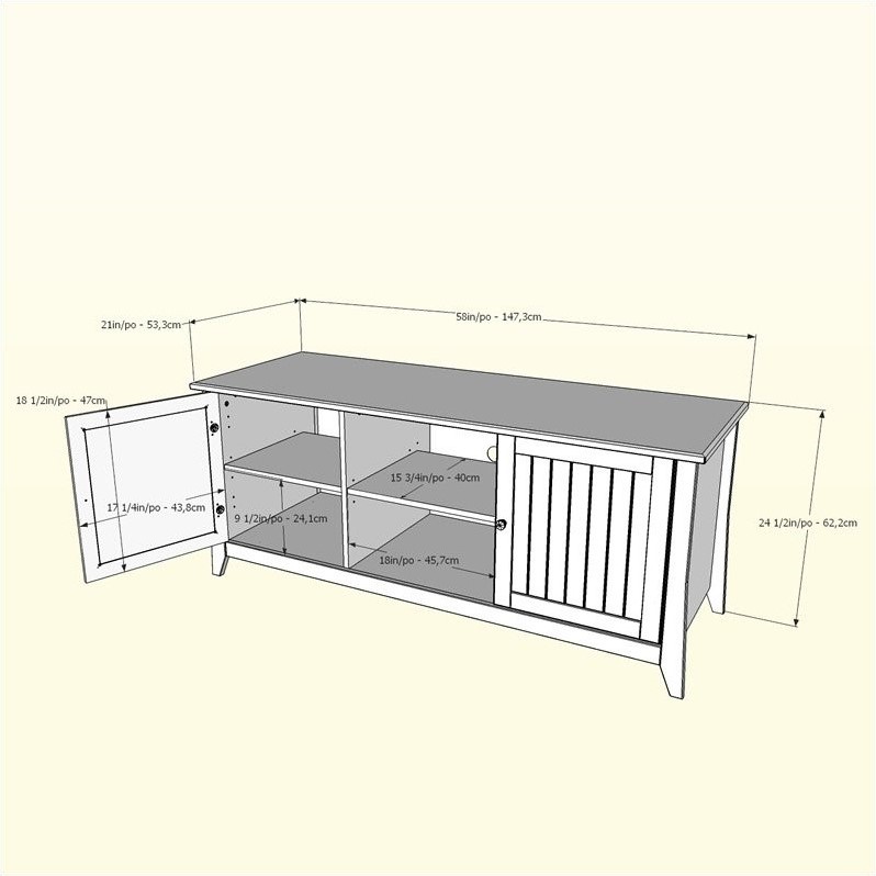 Hokku Designs 58'' TV Stand