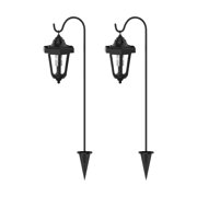 Solar Garden Hanging Lanterns 32 Solar Ed Hanging Coach Lanterns Led Lights By Pure Garden