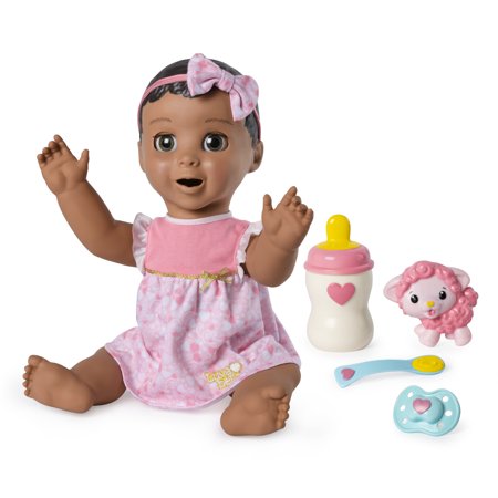 Luvabella Brown Hair, Responsive Baby Doll with Real Expressions and Movement, for Ages 4 and
