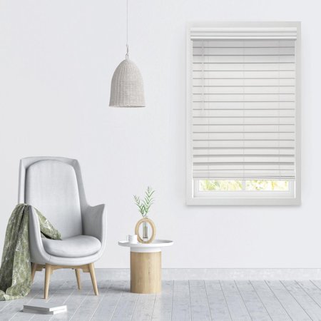 Richfield Studios 2.5" Cordless Faux Wood Blinds, White - Walmart.com