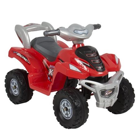 Kids Ride On ATV 6V Toy Quad Battery Power Electric 4 Wheel Power Bicycle (Best Dirt Bike Tire For Woods Riding)