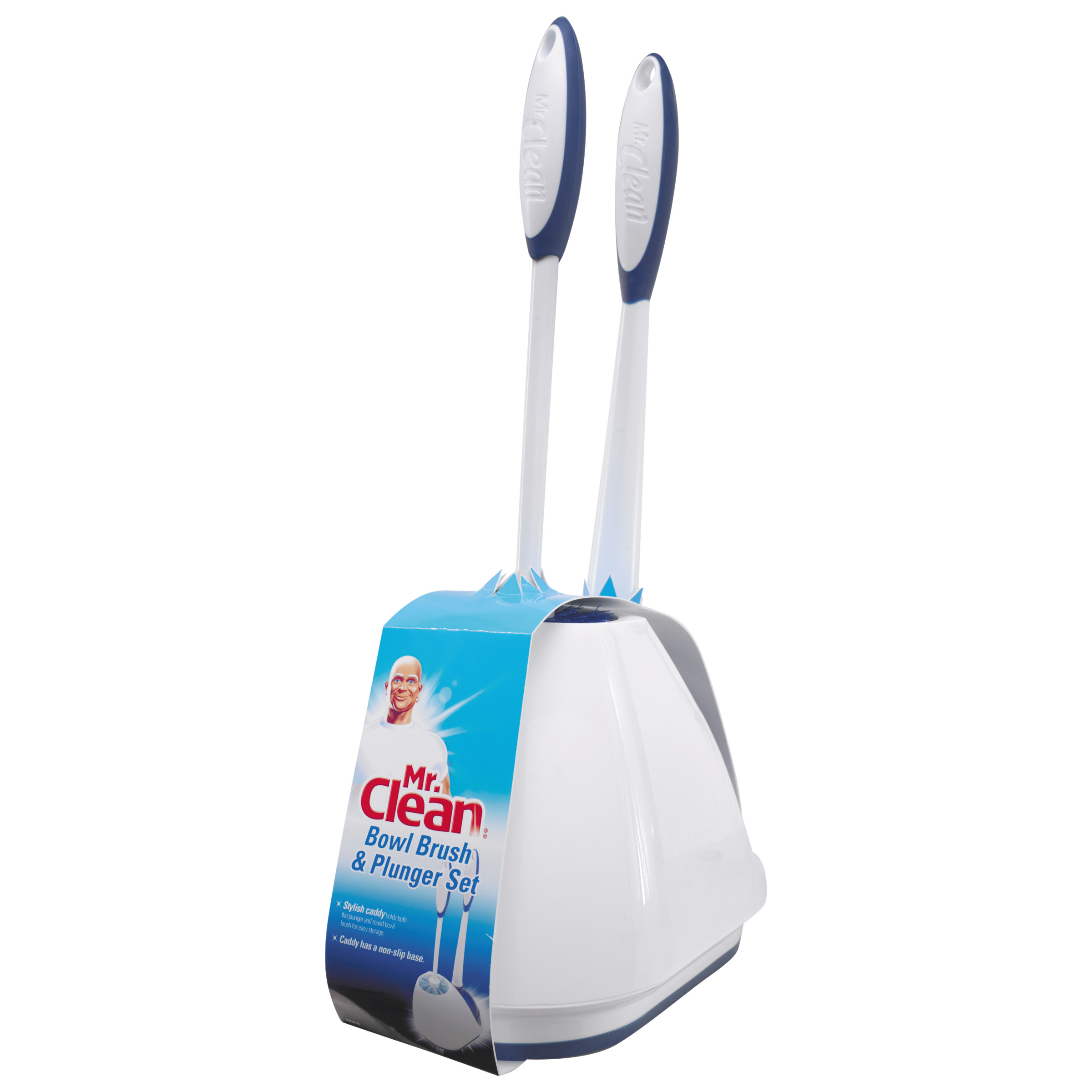 toilet brush and plunger holder