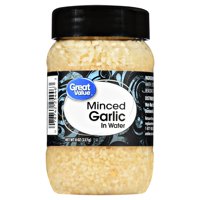 (3 Pack) Great Value Minced Garlic in Water, 8 oz