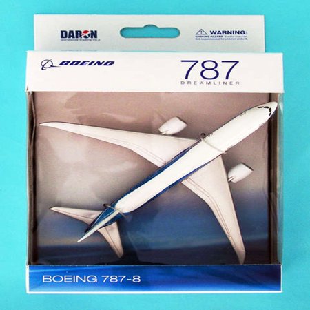 - Boeing 787 Single Plane, White - Daron RT7474 - Diecast Model Airplane Replica
