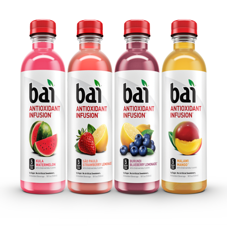 Bai Antioxidant Infused Beverage, Oasis Variety Pack, 18 Fl Oz, 12 ...