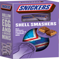 SNICKERS Shell Smashers Easter Chocolate Candy, 4.62-Ounce Box