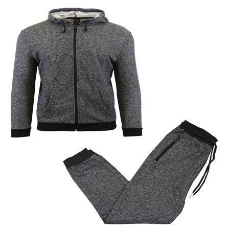 two piece jogger set mens