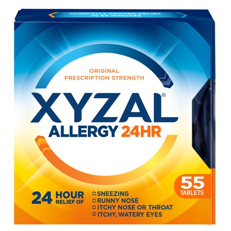 Xyzal 24hr Allergy Relief Antihistamine Tablets, (Best Allergy Medicine For Skin Irritation)
