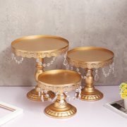 gold pedestal cake stands
