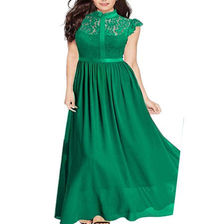 Black Silk Chiffon Dress Fashion Chiffon Formal Evening Bridesmaid Dresses Party Ball Prom Gown Long Maxi Dress Lace Dress ()