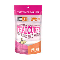 LonoLife All Natural Thai Curry Bone Broth - 10 Pack Stick Packs