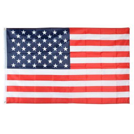 - 3' x 5' ft. 3x5 Feet USA US U.S. Patriotic American Flag Stars Grommets America United States U.S.A. Pride