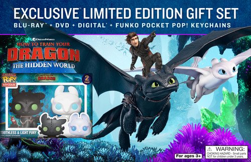 How To Train Your Dragon 3 (Walmart Exclusive Gift + Blu-ray+ Digital+ (Best Calibration Blu Ray)